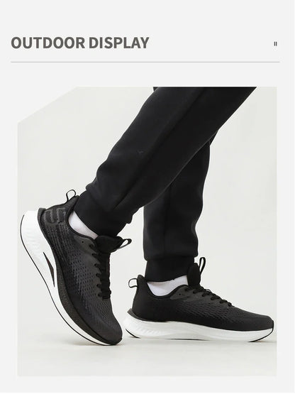 Men Jogging Sports Shoes Carbon Plate Professional Cushioning Sneakers Male Outdoor Breathable Non Slip Running Shoes