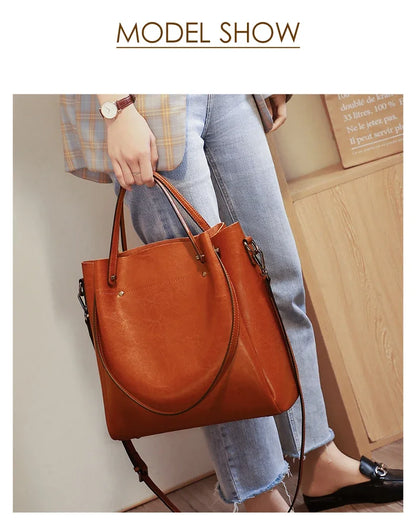 Women's Natural Cow Genuine Leather Handbags Female Natural Cowhide Crossbody Bag Ladies Multiple Large Capacity Shoulder Bags