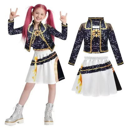 Mira Cosplay Costume kpop Women Girls Halloween Carnival Audlt Kids Child Party Role Playing Outfits