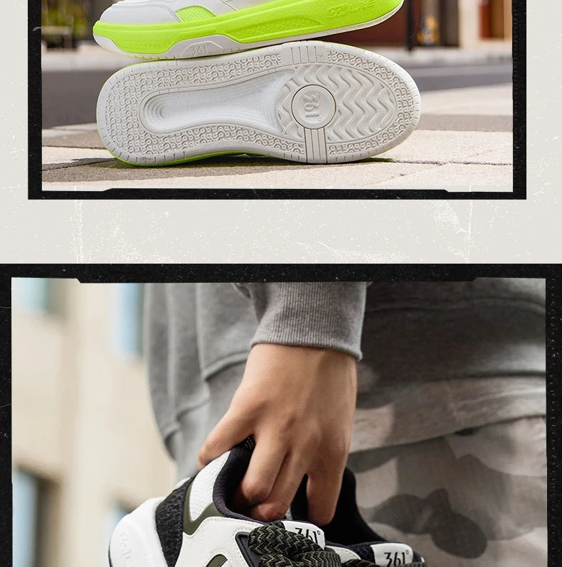 Men Board Shoes Synthetic Leather Upper Comfort Chunky Anti-slip Durable Commuter Sneakers Male 672616614