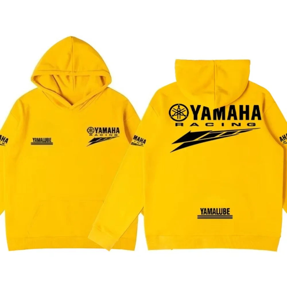 Yamaha 2025 high quality lightweight hoodie autumn and winter printed men's long-sleeved sweatshirt comfortable and casual