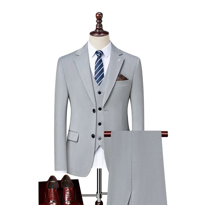 2025 High Quality Fashion Handsome Everything Fashion Business Leisure Has a Single West Two Sets Three Sets