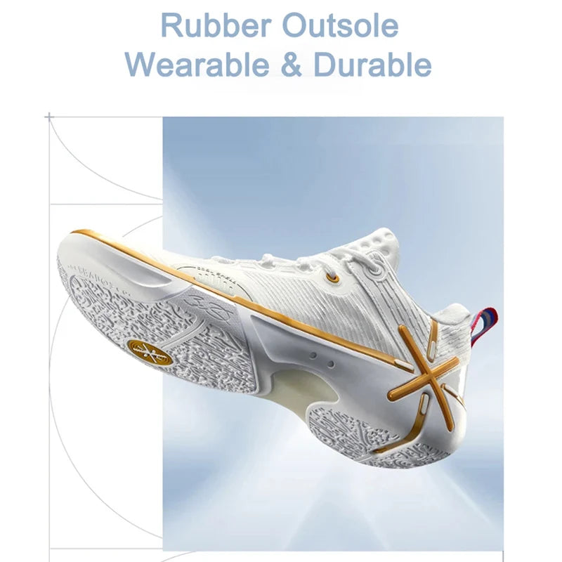 Men's WADE SHADOW 6V2 On Court Basketball Shoes BOOM Cushion Wearable Sport Shoes LiNing Stable Support Sneakers ABPV021