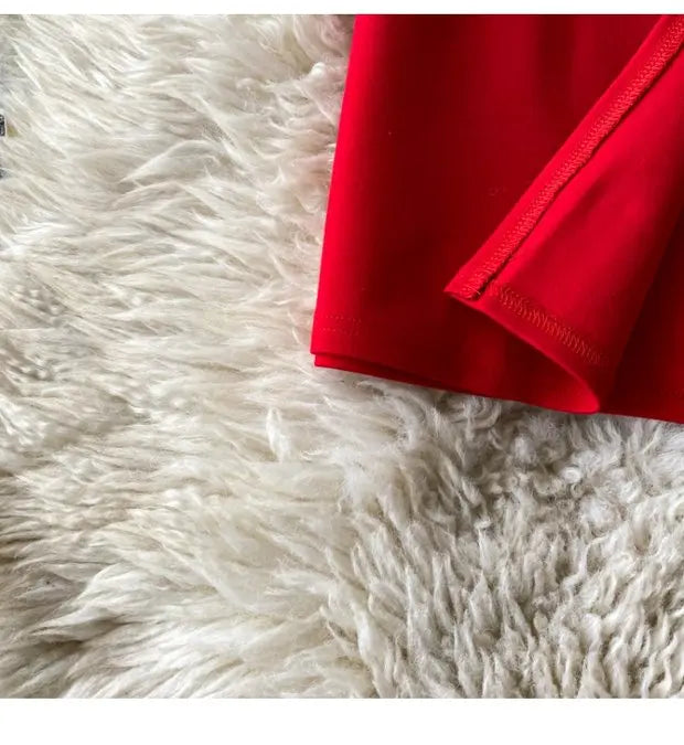 Ele High Waist Midi Skirt Slim Fit Pure Color Asymmetrical OL Busin Women's Faion Spring Ci Commute High Waist