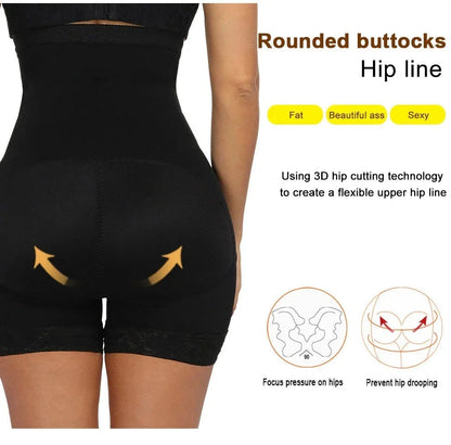 Fajas Colombianas Butt Lifter Shapewear High Waist Tummy Control Panties Waist Trainer Body Shaper