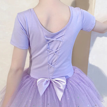 Children's Dance Costume Girl Dress Tutu Outfit Vestido Girls Clothes Ballet Leotard Robe Fille Summer Ballet Skirt Baby Dresses