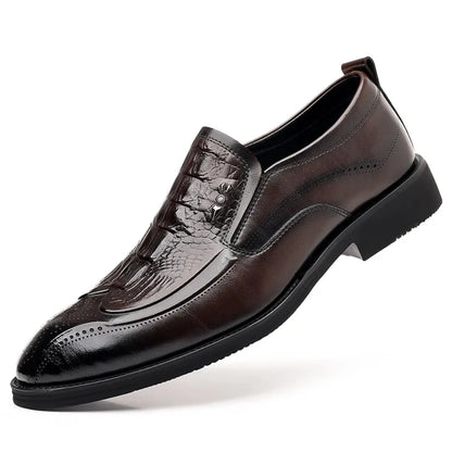 Leather Shoes For Man Genuine Leather Casual Shoes Fashion Business Oxford Shoes High Quality Designer Work Shoes