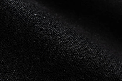 Streetwear Black Glue Coated Boot Cut for Men and Women Straight Baggy Casual Flare Pants Oversized Loose Denim Trousers