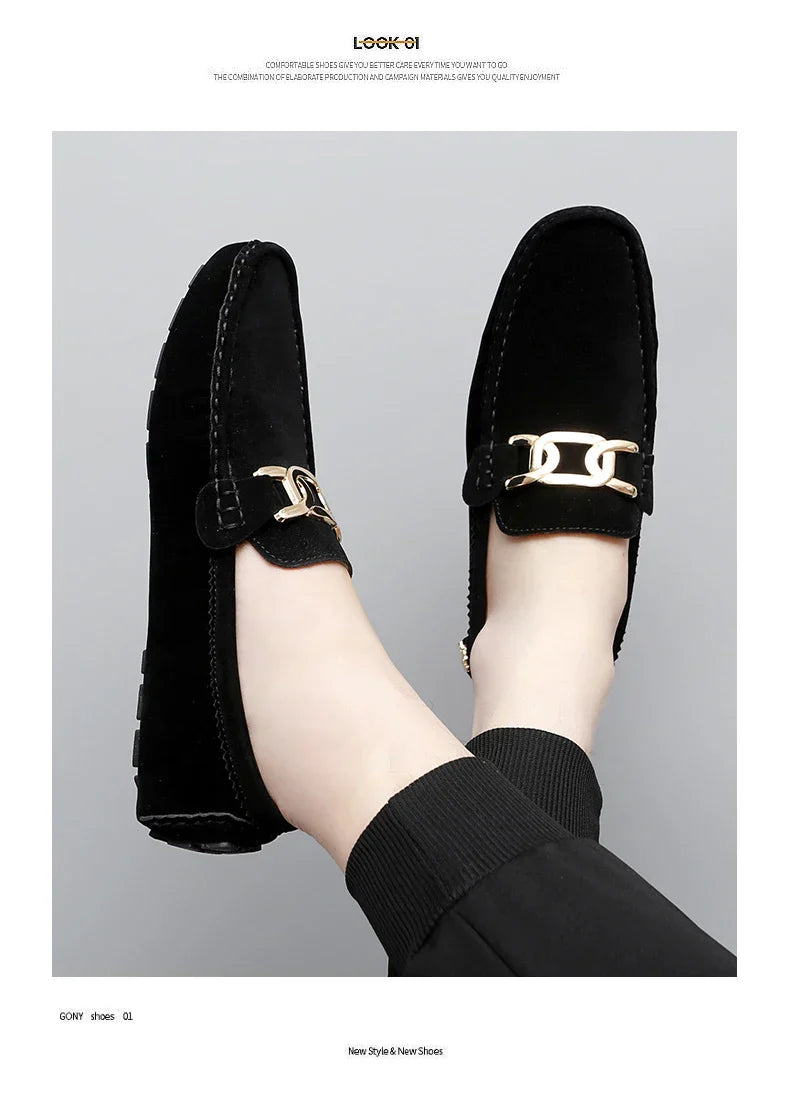 2025 New Handmade Beanie Shoes Men's Soft Sole Slip-On Casual Lazy Shoes Breathable Trbottomy Easiest for Match Large Size