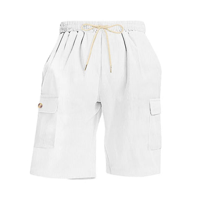 American Men's Heavy Loose Four Seasons Hip Hop Casual Sports Running Corduroy Tooling Shorts