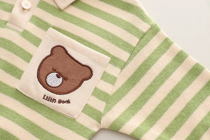 New Autumn Baby Clothes Set Children Boys Striped T-Shirt Pants 2Pcs/Sets Infant Girls Clothing Toddler Costume Kids Tracksuits