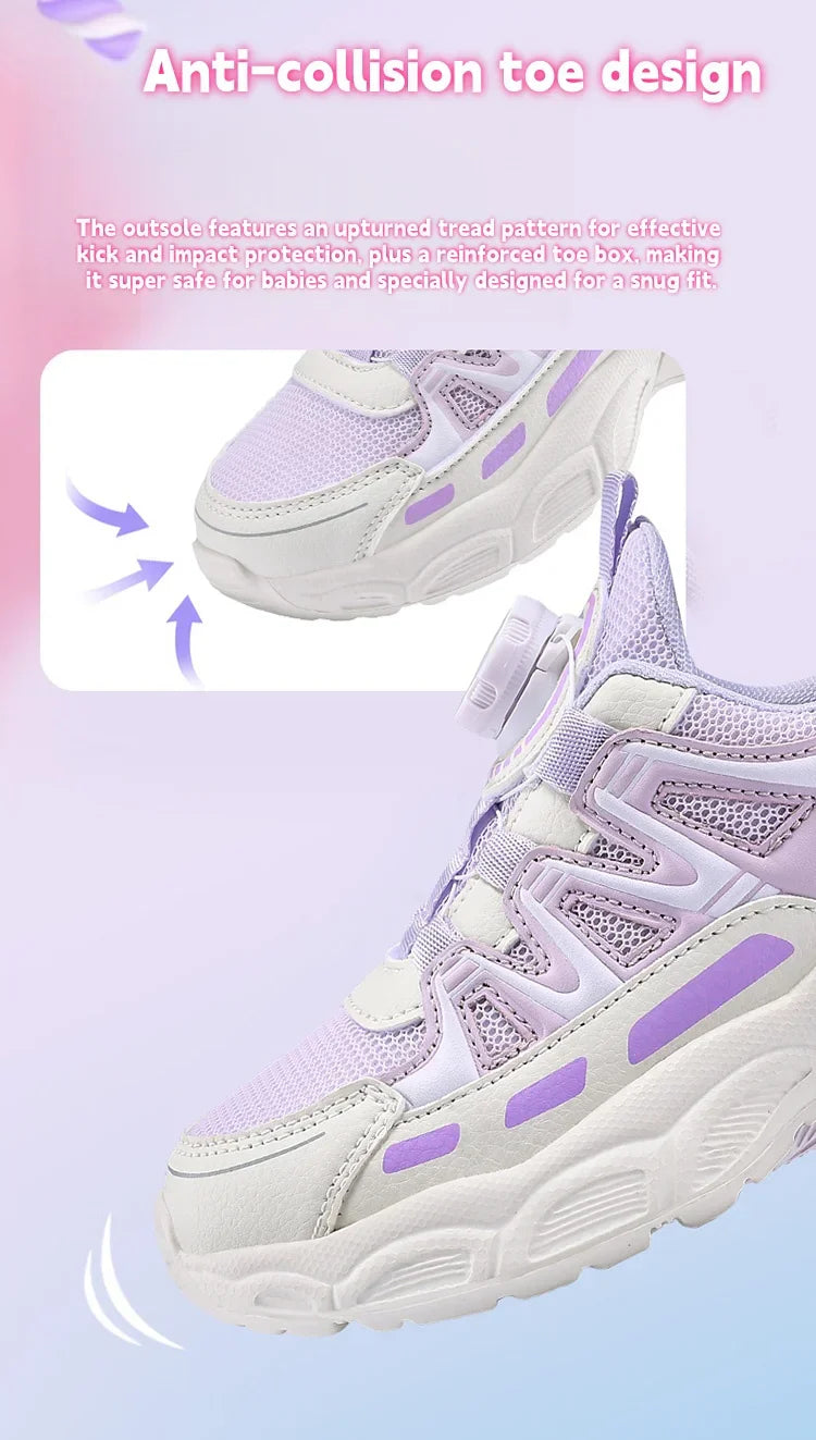 Spring and autumn children's shoes girls' school students leisure sports running shoes basketball children outdoor tennis shoes
