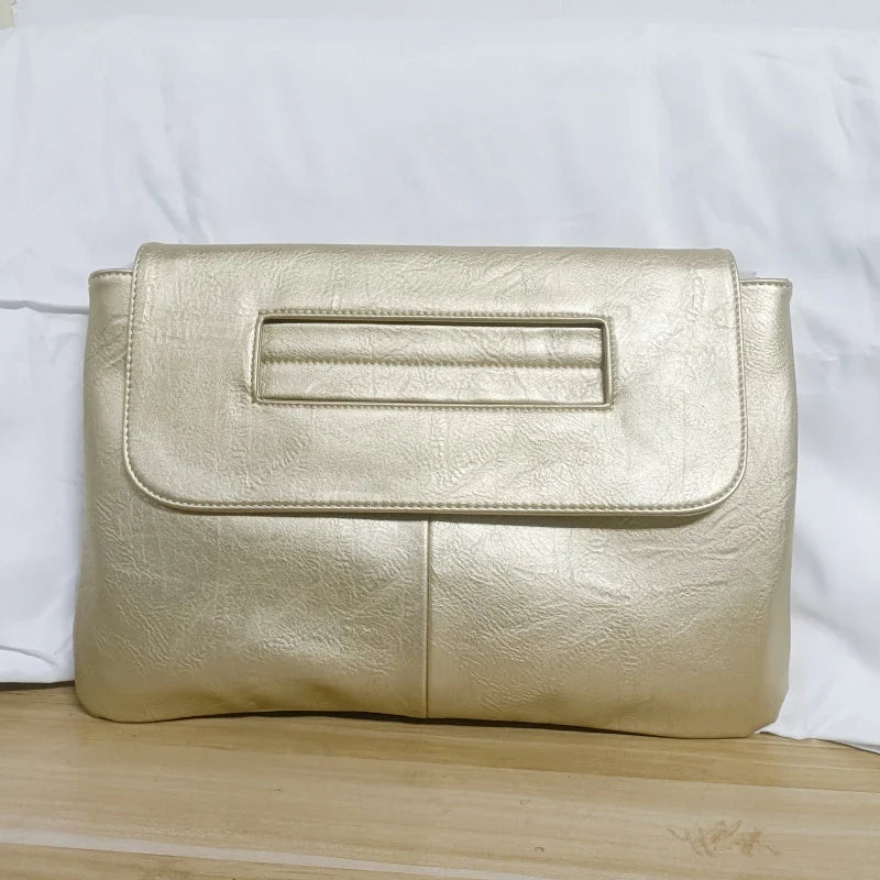 Women Clutches PU leather Crossbody Bags for female Shoulder messenger bag Laptop Bag For Macbook Pouch Bag big Ladies handbag