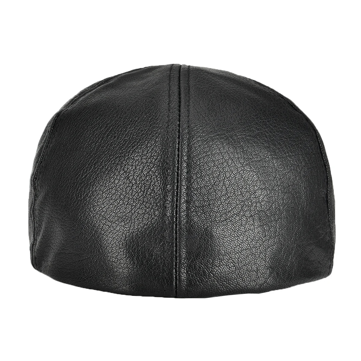Lambskin Leather Ivy Newsboy Caps 6 Panel Cabbie Beret Hat Ivy Irish Gatsby Flat Driving Beret