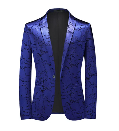 2026 New Men Business Social Suit Jacket Summer Male Single Breasted Thin Dress Male Jacquard Blazers Coats