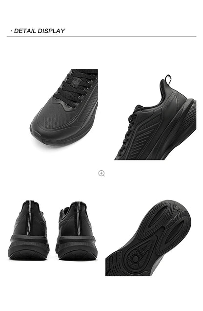 YUYI 4 Winter Running Shoes Men's Sports Shoes Waterproof Absorbing Lightweight Black Fleece Sneakers QXB023244007B