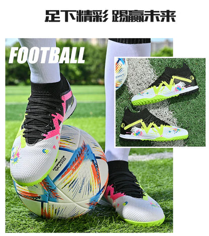 Men New TF Football Boots Society Professional Comfortable Top Quality Male Soccer Shoes Adult Casual Ultralight Football Shoes