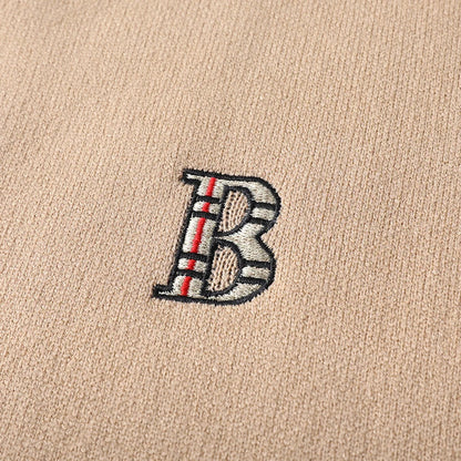 Luxury Brand Men's Autumn Winter Lapel Embroidered Sweater Coat Fashionable Business Three-dimensional Pocket Warm Knitted Jacke