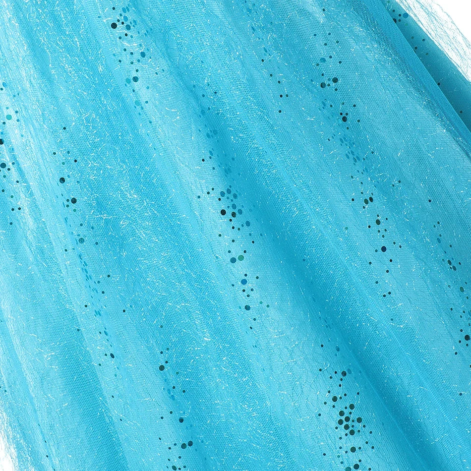 Snow Queen Elsa Long Sleeve Costume Girls Princess Dress Toddler Halloween Cosplay Clothes Birthday Party Vesidos For 2-10 Years