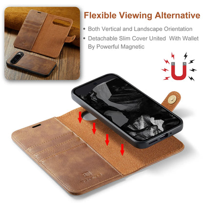 For Google Pixel 6 7 8 9 10 Pro XL/Pixel 5A 6A 7A 8A 9A Magnetic Detachable Cover 2in1 Flip Leather Wallet Phone Case