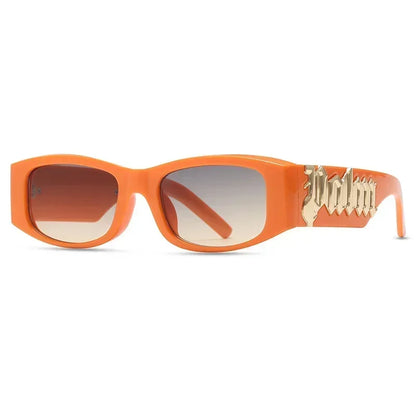2024 Vintage Luxury Square Sunglasses Women Fashion Letters Sun Glasses Classic Retro Shades Outdoor Travel Male Eyewear UV400