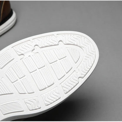 2025 Spring/Summer New Men Shoes Comfy Luxury Brand Men Casual Shoes Lace Up Business Style Dress Shoes BHKH Men Shoes