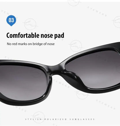 2024 Women's Sunglasses Gradient Polarized Lens Luxury Design Ladies Elegant UV400 Fashion Eyewear Lunette De Soleil Femme