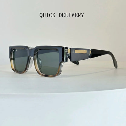 Square Sunglass Men Vintage Luxury Sunglasses Women 2025 Retro Fashion Glasses Vacation Gafas De Sol Hombre Lunette Soleil Femm