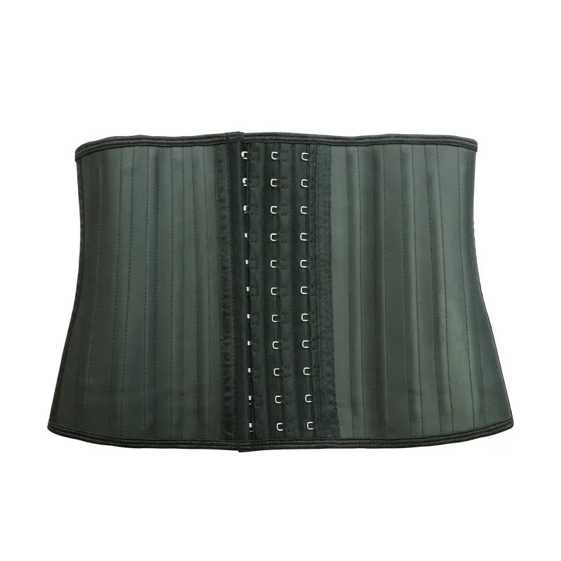 Short Torso Corset Waist Trainer Latex Body Shapewear Women Tummy Shaper Belly Sheath Sllimming Belt Modeling Strap Weight Loss