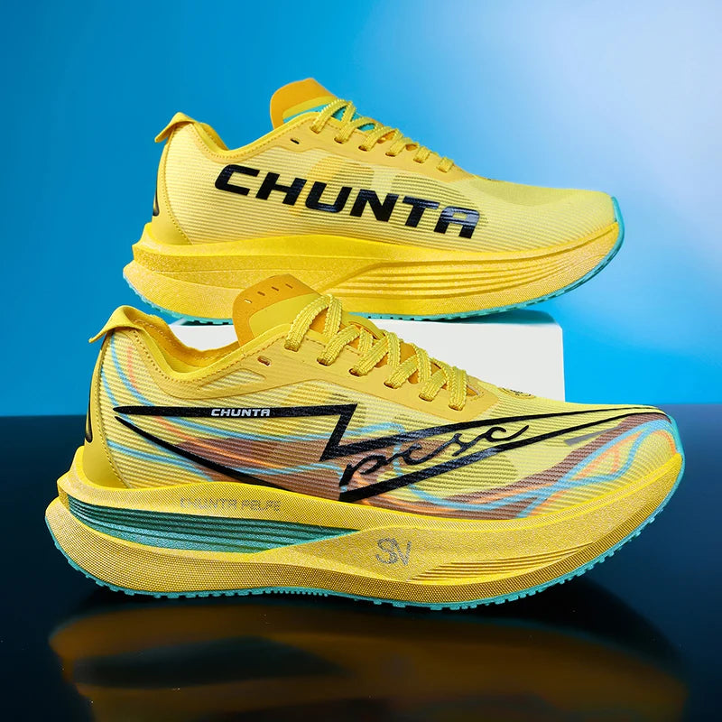 Running Shoes Carbon Board Marathon Men Speciality Sports Breathable Lightweight Women's Comfortable Athletic Chunta Sneakers