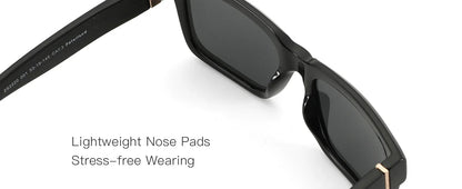 Popular Rectangle Prescription Sunglasses Polarized Square Myopia Progressive Optical Sun Glasses for Women Men
