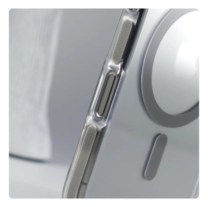 Luxury Magnetic Shockproof Clear Bumper Case for iPhone 17 Pro Max Air 16 15 14 13 12 Plus For Magsafe Lens Protect Stand Cover