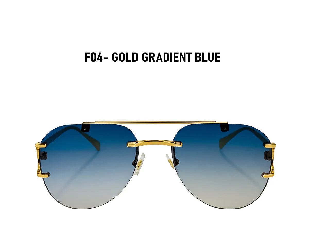 Oval Rimless Sunglasses Women Trendy 2026 Fashion Glasses UV400 Protection Brand Design Sunglass Lentes De Sol Mujer Zonnebril
