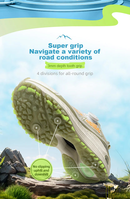 Outdoor Running Sneakers Men Elastic Trail Shoes Lightweight Breathable Women Sneakers Couple Casual Shoes