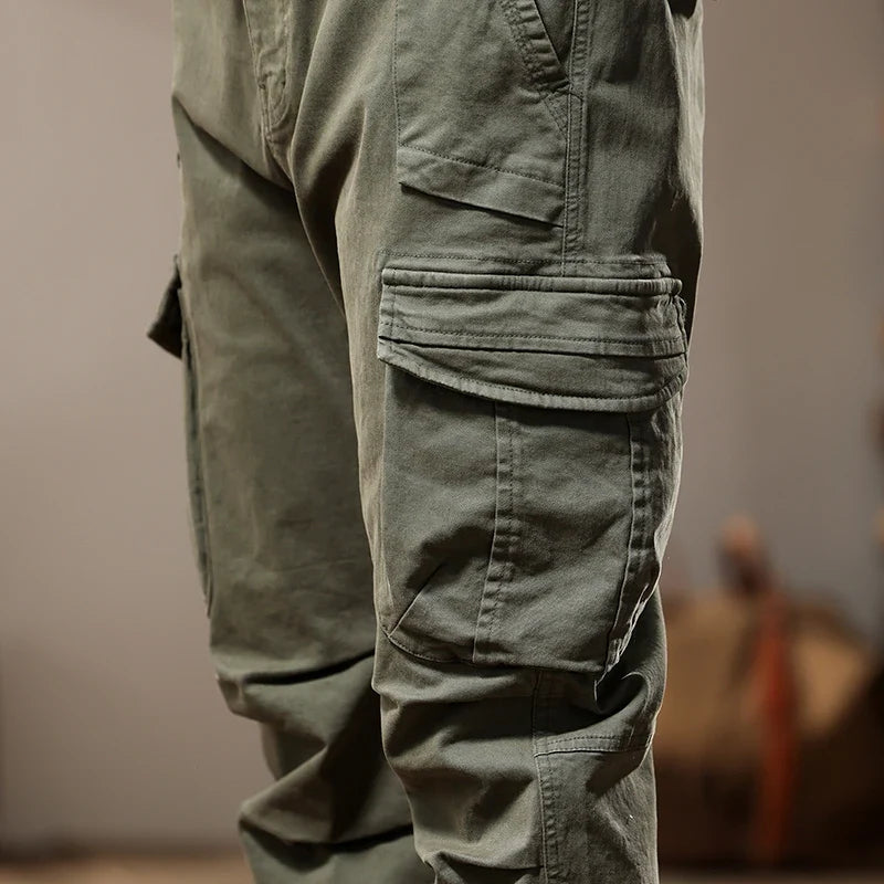 New Men Fashion Military Cargo Army Pants Slim Regualr Straight Fit Cotton Multi Color Camouflage Green Yellow Trousers BL7606