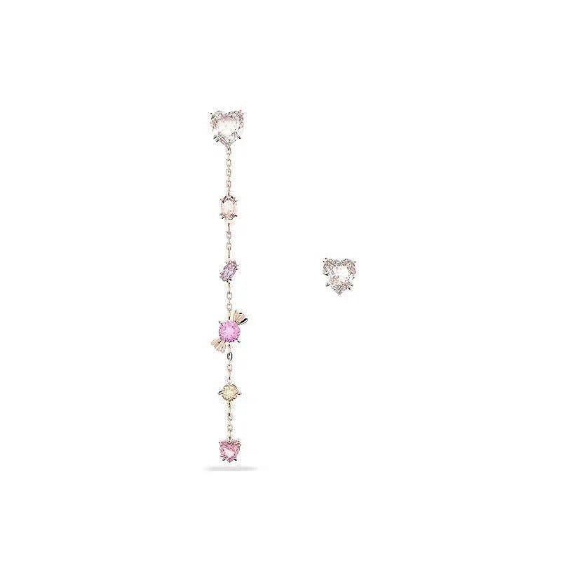 Candy Colorful Imitation Crystal Dopamine Unique Design Choker Necklace Bracelet Earrings, Jewelry for Women Bridal Gift