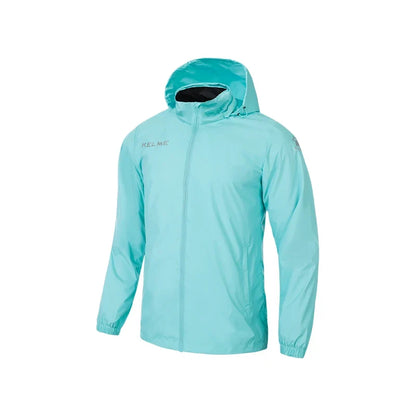 Men's Windbreaker Running Jacket Soccer Kid Hooded Windproof Coat Training Waterproof Jacket Quick Dry 3801241