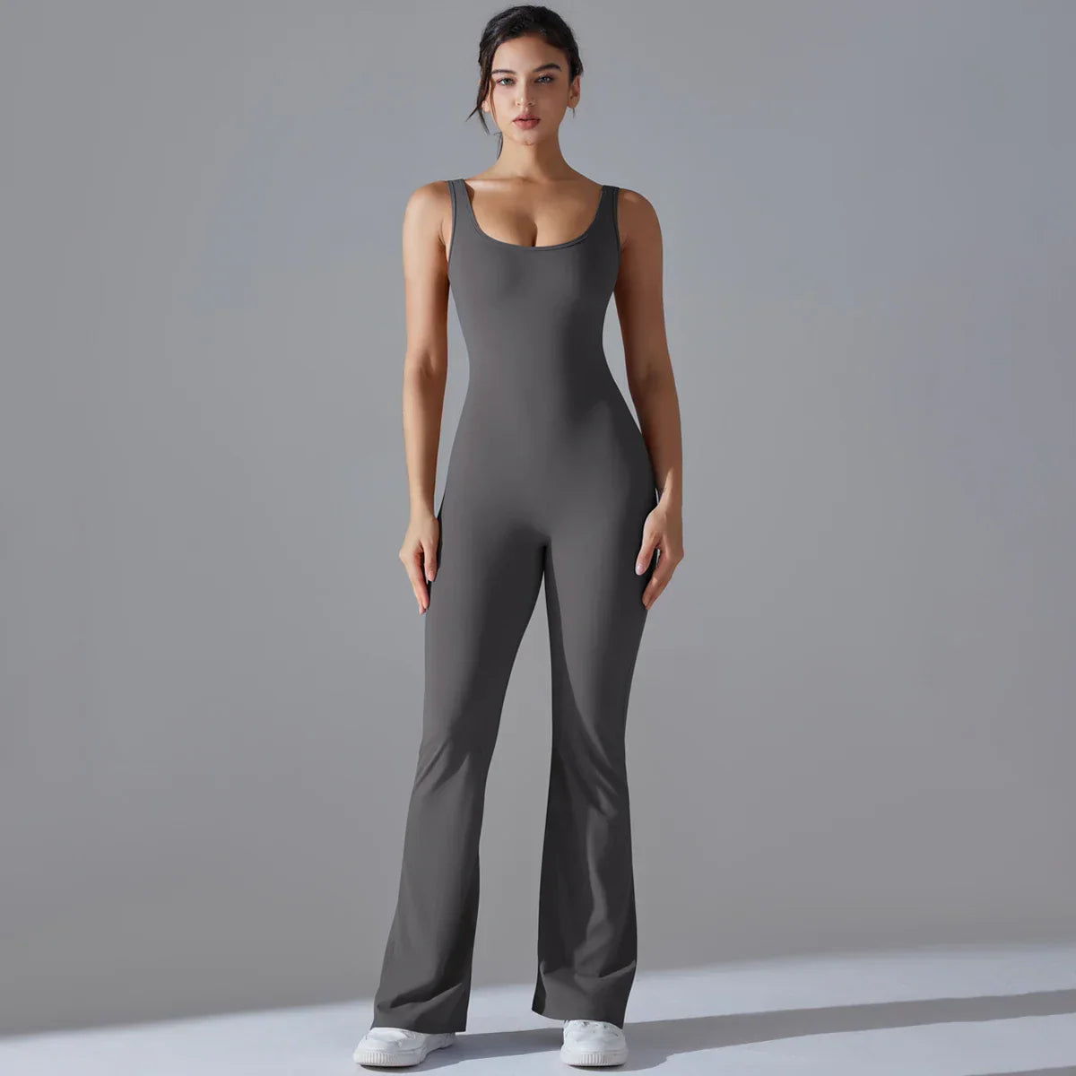 Sexy Back V Jumpsuit Gym Set Women Training Yoga Suit Sportswear Women Sports Jumpsuit Fitness Rompers Stretch Workout Bodysuits