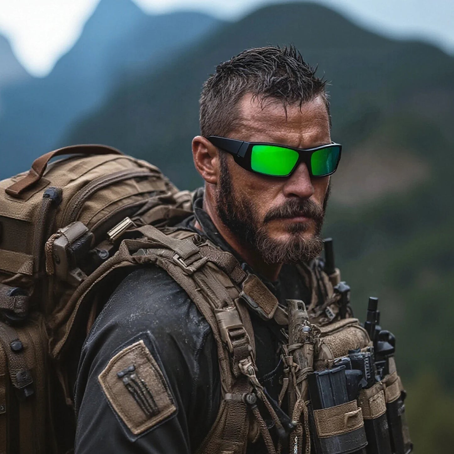 Z87 Polarized Sunglasses Men Women Wrap Around Sport Driving UV400 Retro Vintage Shield Safety Glasses 8231