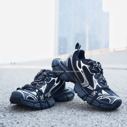 Thick Soled Shoes for Men and Women Size36-45 Paris 3Xl Dad Shoes Height Increasing Breathable Chunky Shoes Casual Sports Shoes