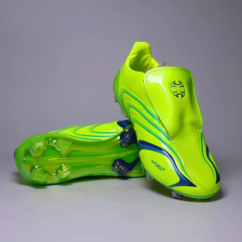 Professional Mens Soccer Shoes F50 Training Non-Slip Turf Soccer Cleats Boys TF/FG Football Sneakers Chuteira Campo 39-45