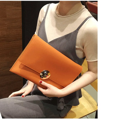 Brand Design Women Clutch Bag Elegant Ladies Shoulder Bag Female Handbag PU Leather Chains Envelope Shoulder Bag Clutches bolsa