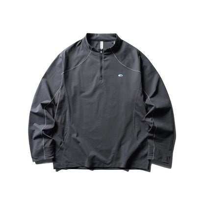 Man Quick-Dry Long Sleeve Shirt - Breathable, Anti-Odor, UPF Sun Protection with Raglan Sleeve Unisex Outdoor Jacket