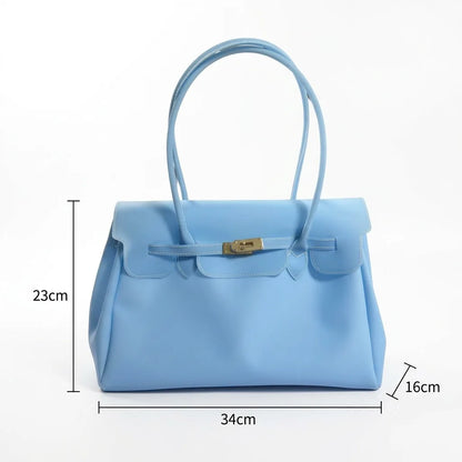 2026 Aliunique Casual Large Capacity New Handbags for Woman Summer Candy Color Bags Water Resistant Daily Use Tote Shoulder Bag