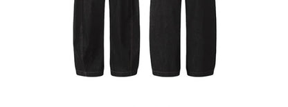 American Retro Deconstructed Bla Knife  Jeans Women's Loose Silhouette Wide Leg Floor Length Trousers Casual High Waist...