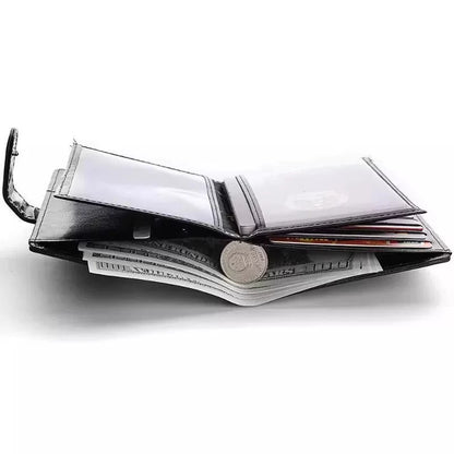 Men Women PU Leather Long Wallet Large Capacity Passport Cover Holder Multi Card Slots Cash Coin Pocket Travel Clutch