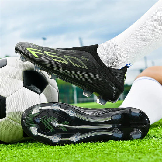 New Men Sneakers Match Grass Cleats High-quality Soccer Shoes Futsal Football Boots Non-Slip Indoor Hot-selling High-top Outdoor