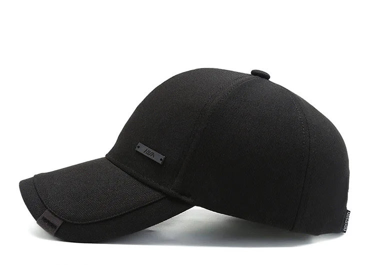 Unisex Hua Label Baseball Cap Hip Hop Adjustable Casual Hat Spring Autumn Outdoor Sunscreen Cap