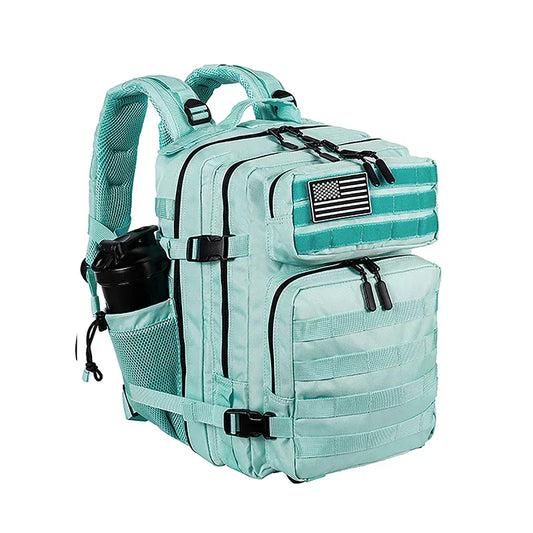35L Tactical Backpack Small Athlete Gym Bag for Men/Women Qutdoor Travel Hiking Molle Rucksack with Bottle Holder