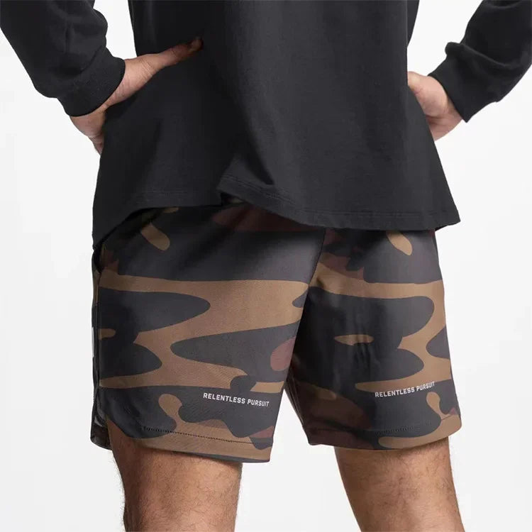Men's Quick-Drying Shorts Summer Gym Workout Running Basketball Sports Breathable Slim Fit Casual Training Streetwear Fashion‌